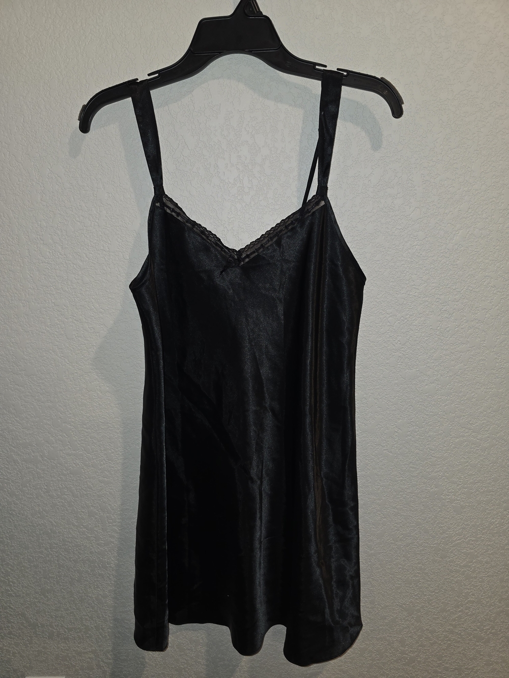 Morgan Taylor Intimates Satin Lace-Trim Sleep Chemise - Women's Size Medium